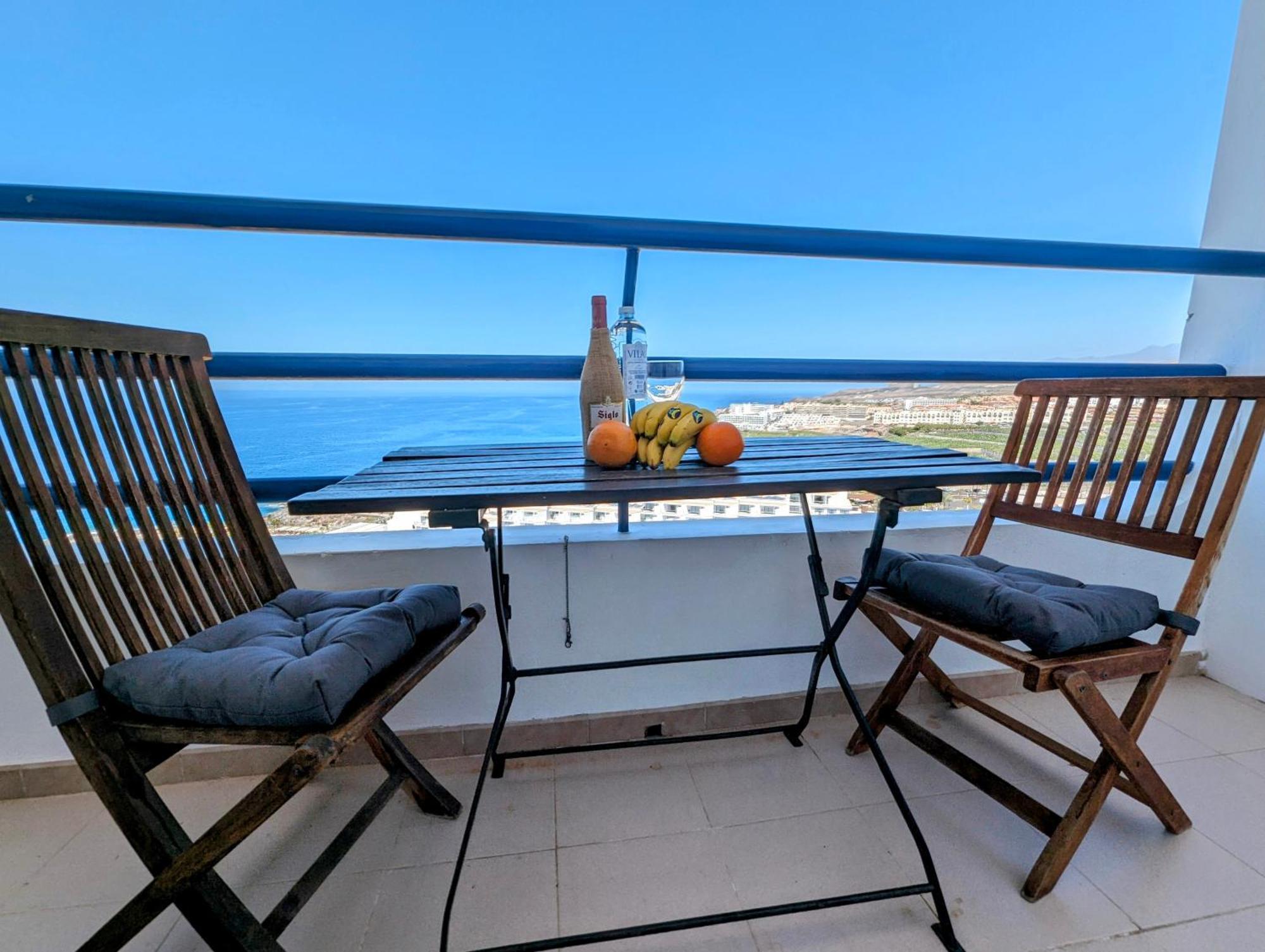 Studio Playa Paraiso Tenerife - Ocean View And Internet Wifi Optical Fiber - For Rent Екстер'єр фото